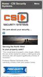 Mobile Screenshot of csi-security.co.uk