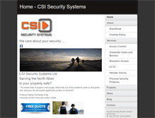 Tablet Screenshot of csi-security.co.uk